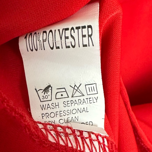 Boutique Chic Flirty red date night Flowy romper size medium - Picture 5 of 7